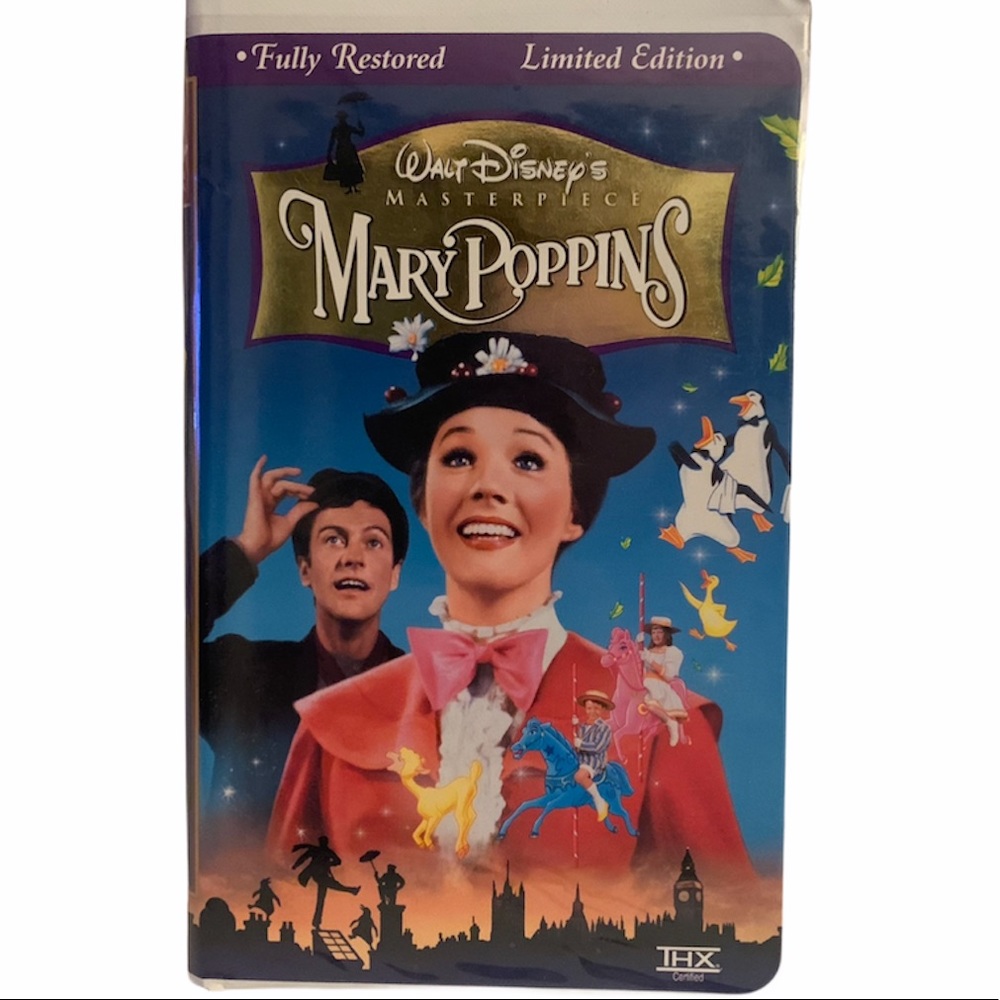 Disney Mary Poppins VHS Tape